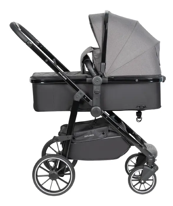 Коляска трансформер EXPLORER серый