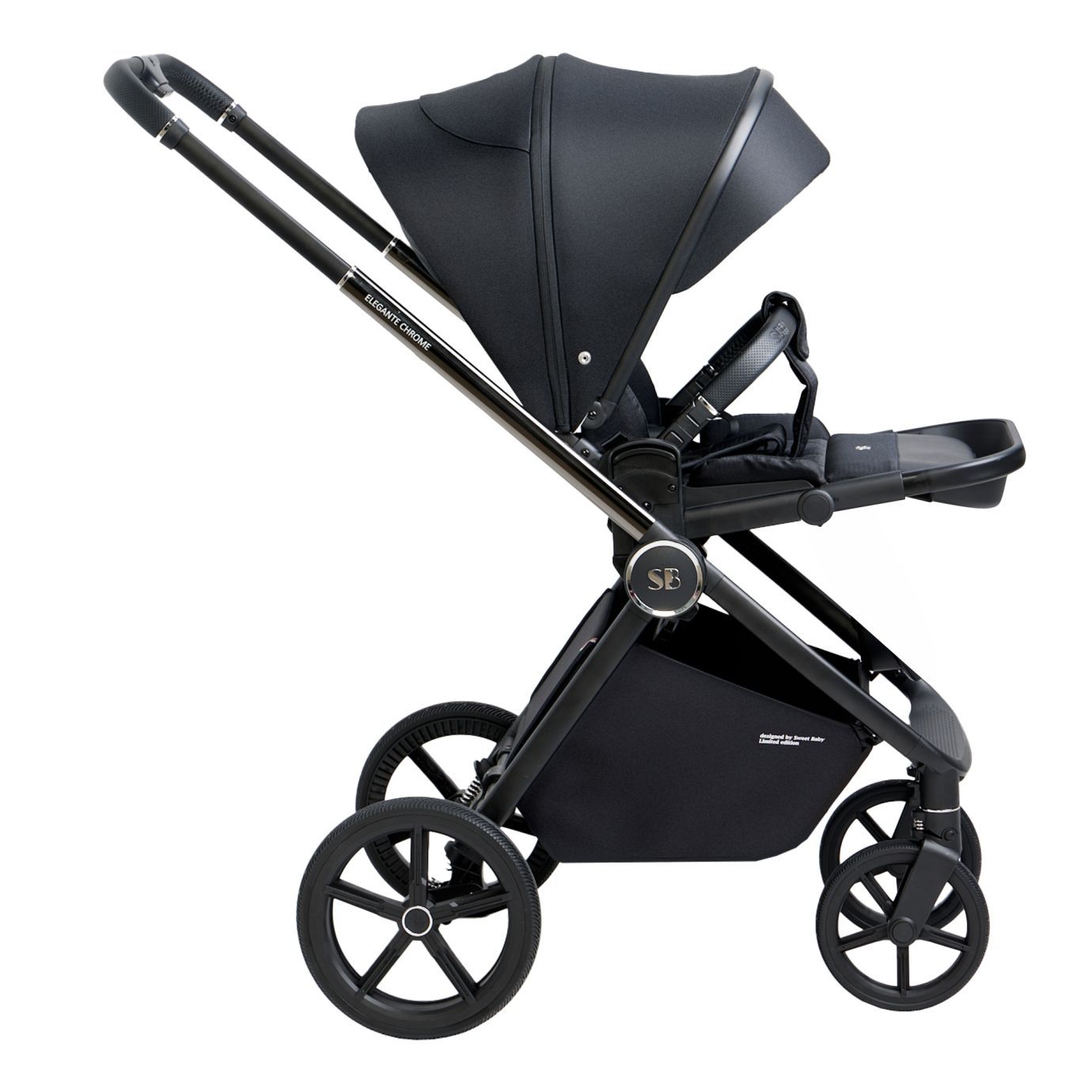 Прогулочная коляска Elegante Chrome Black