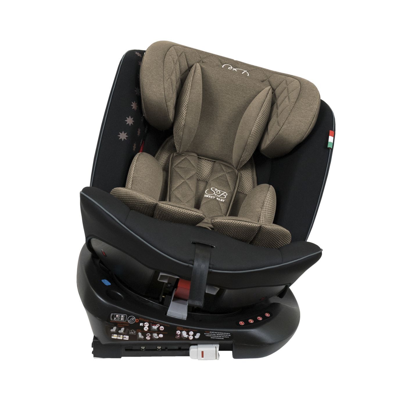 Автокресло группа (0-36) Crosstour 360 SPS Isofix Beige