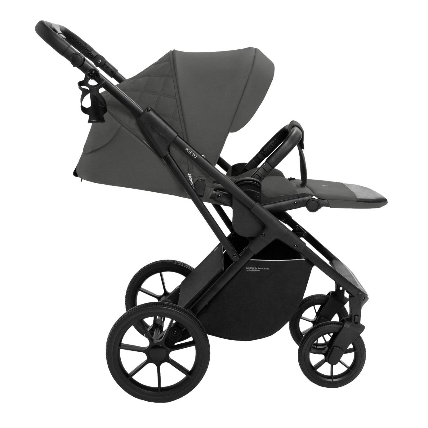 Коляска Sweet Baby Porto Dark Grey