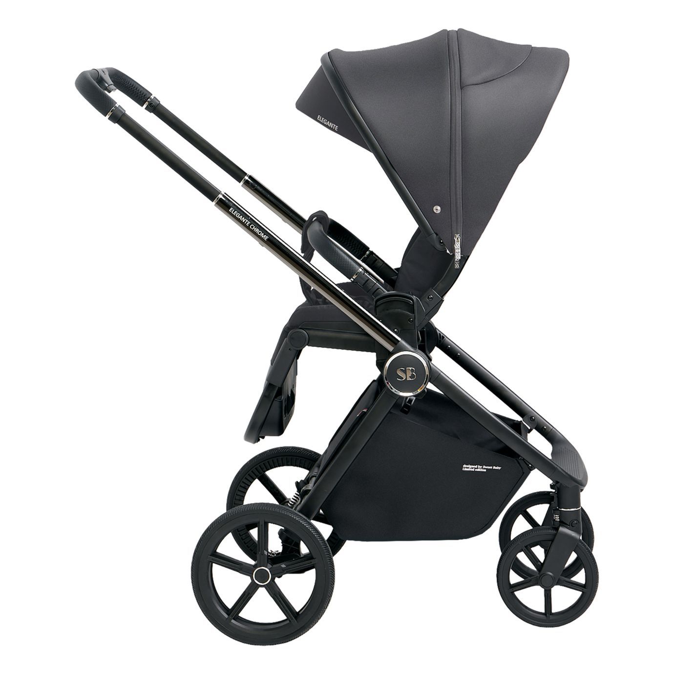 Прогулочная коляска Elegante Chrome Grey