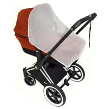 Универсальная черная москитная сетка на всю коляску Cybex