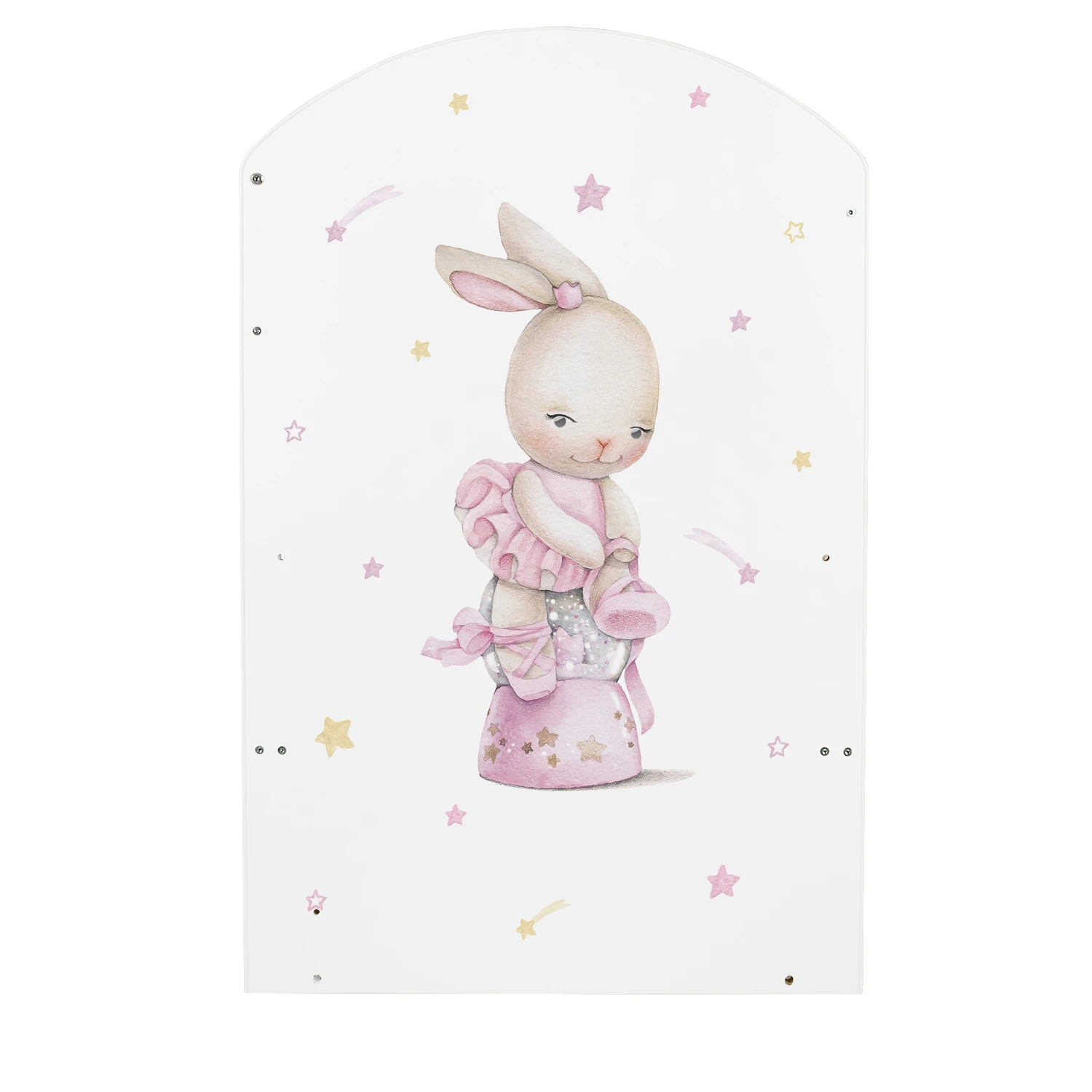 Кровать детская Indigo With Love маятник, ящик белый балерина