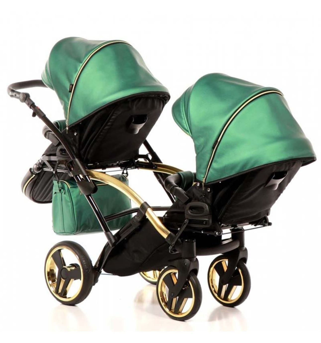 Коляска для двойни Junama Diamond Fluo line Duo Slim