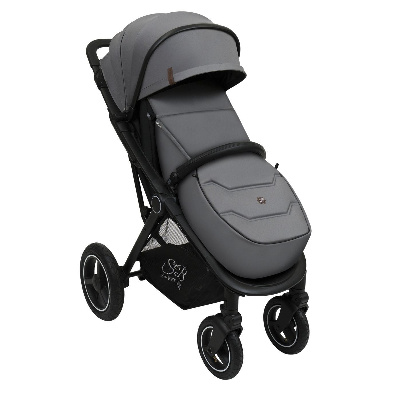 Прогулочная коляска Suburban Compatto Gray (Air)