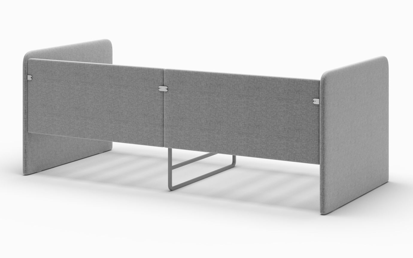 Кровать-диван "Donny" серый