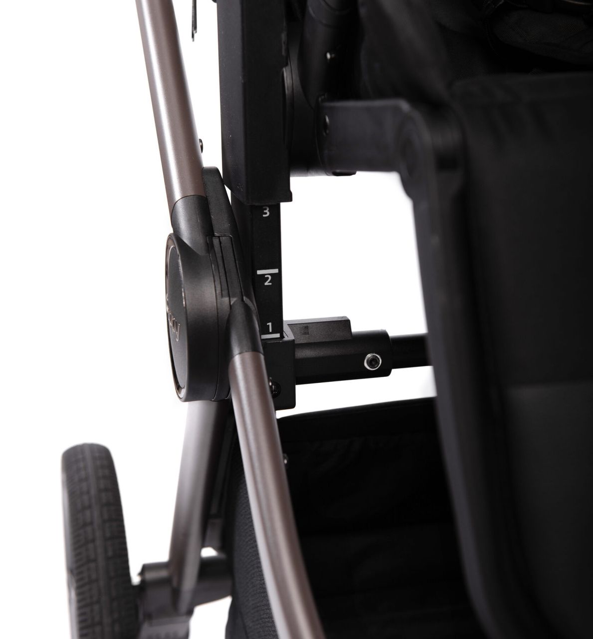 Коляска 2в1 Peppy Monaco Thermo Black (рама серо-коричневая)