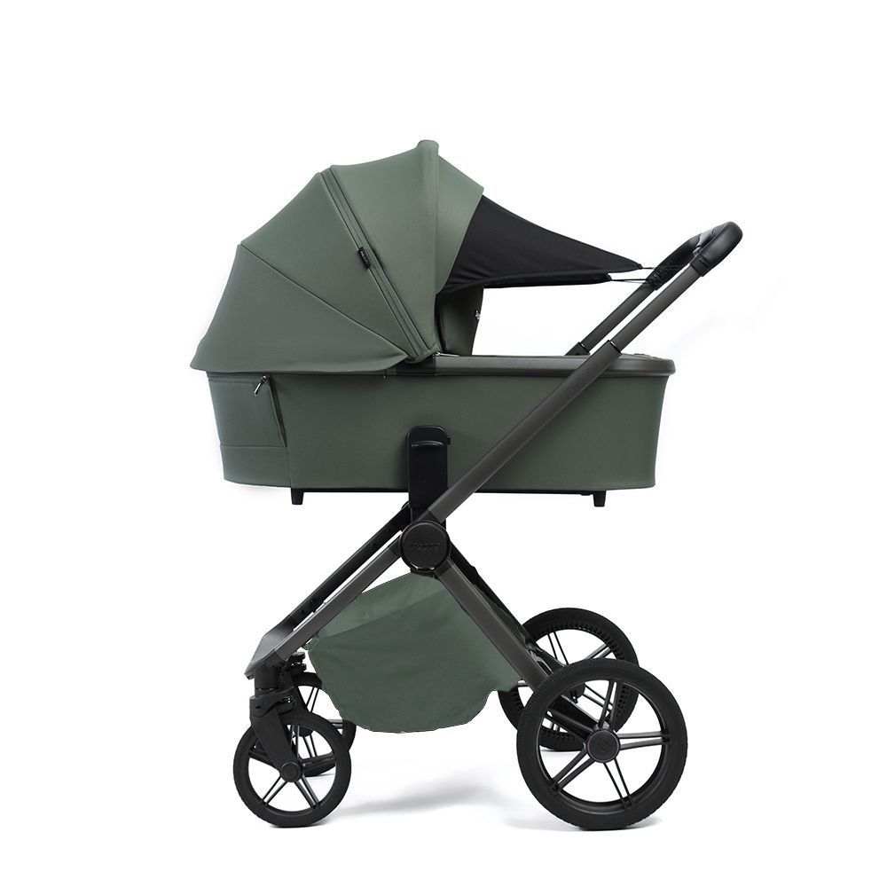 Коляска 2в1 Peppy Monaco Plus Oliva Green (рама серая)