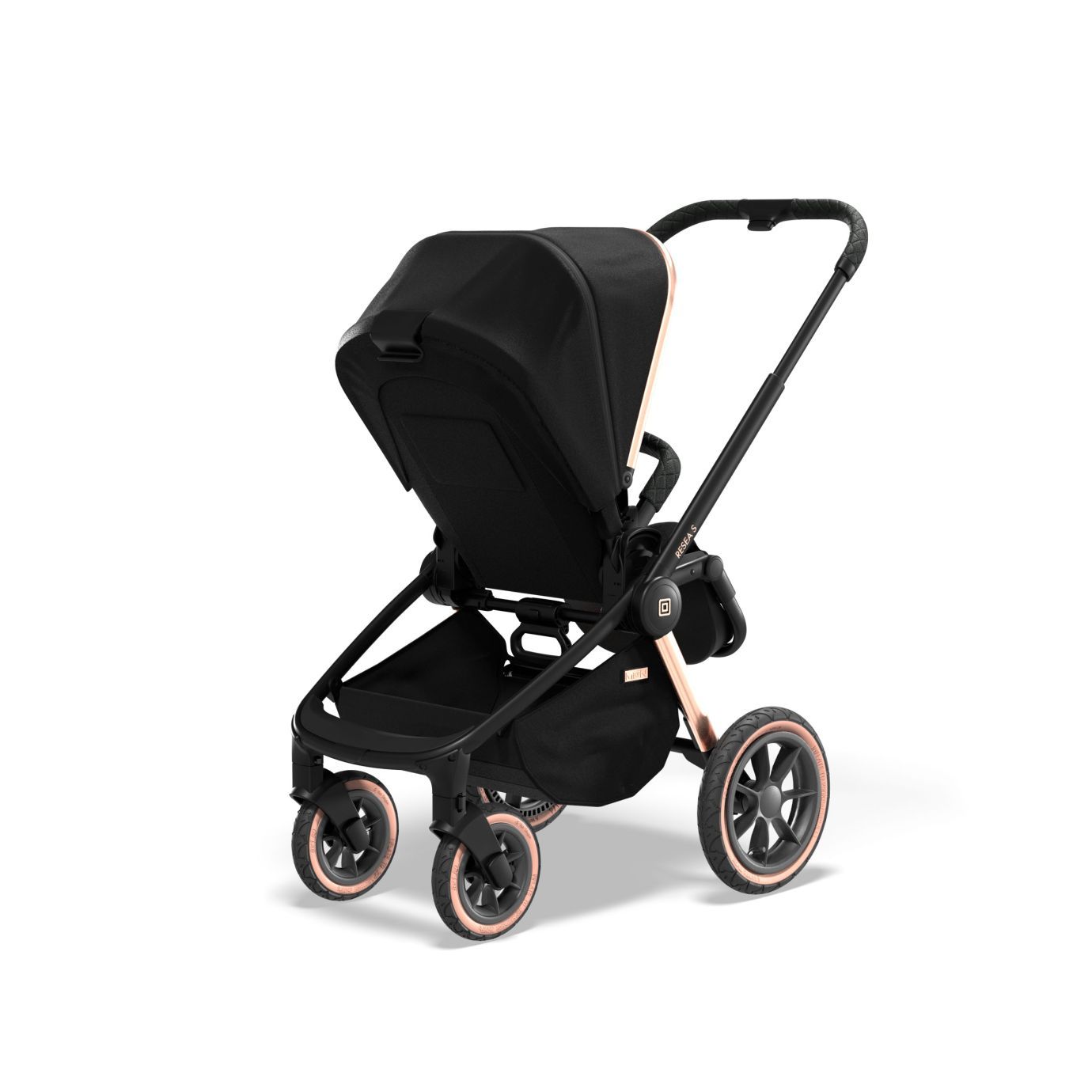 Коляска 2в1 Moon Resea S Rosegold