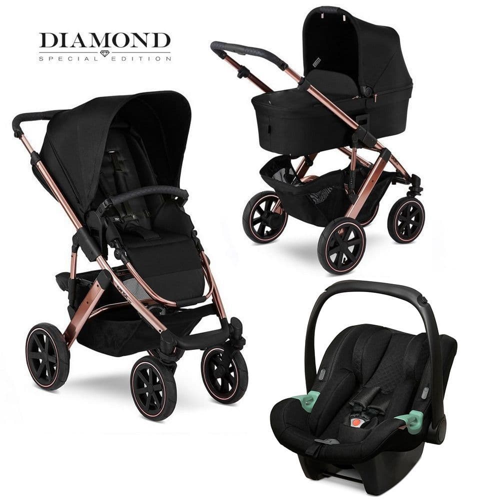 Коляска 2 в 1 FD-Design Salsa 4 Air Diamond, Rose Gold (Розовое Золото)