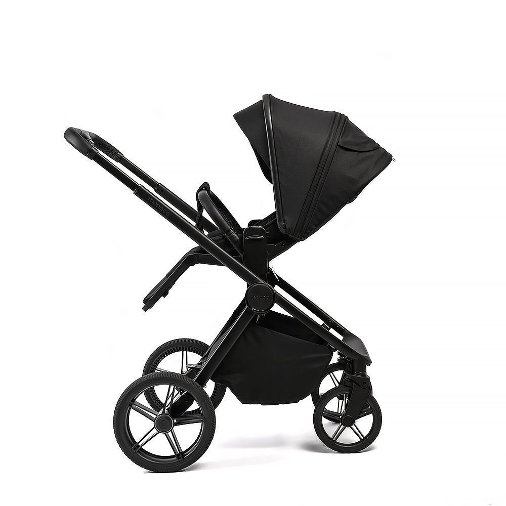 Коляска 2в1 Peppy Monaco Plus Black (рама черная)