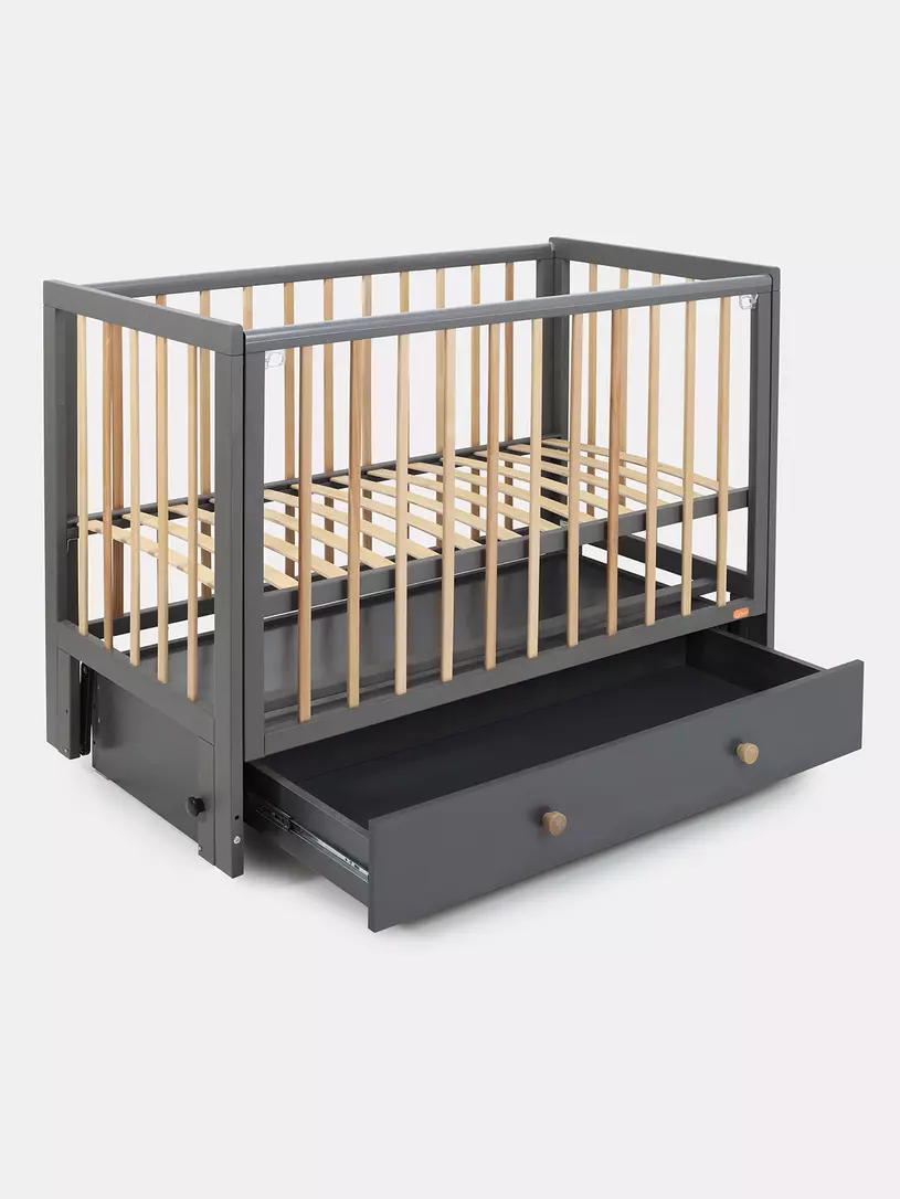 Кроватка Rant Indy Box MOON GREY