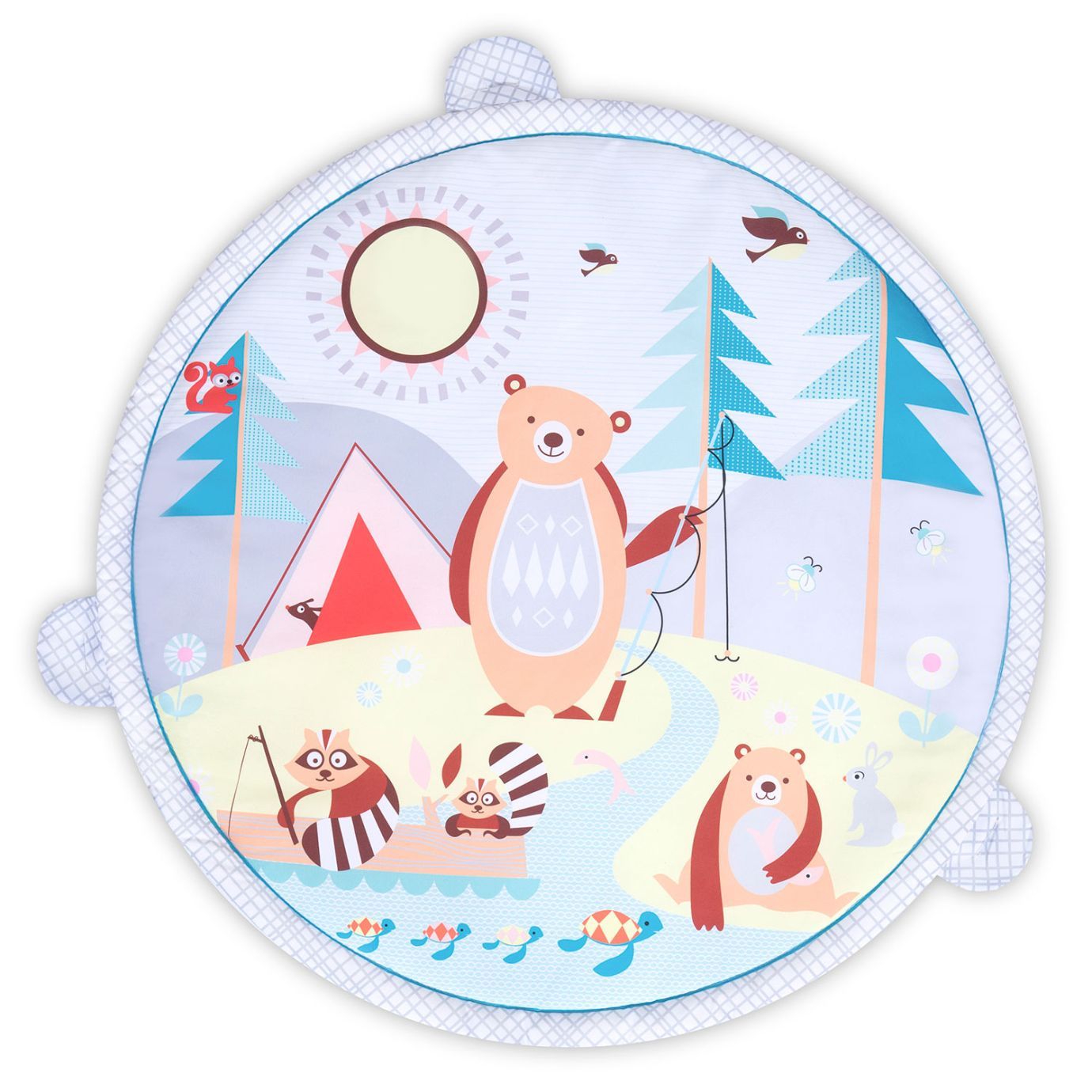 Развивающий коврик NUOVITA PICCOBINE GENIO G1,друзья