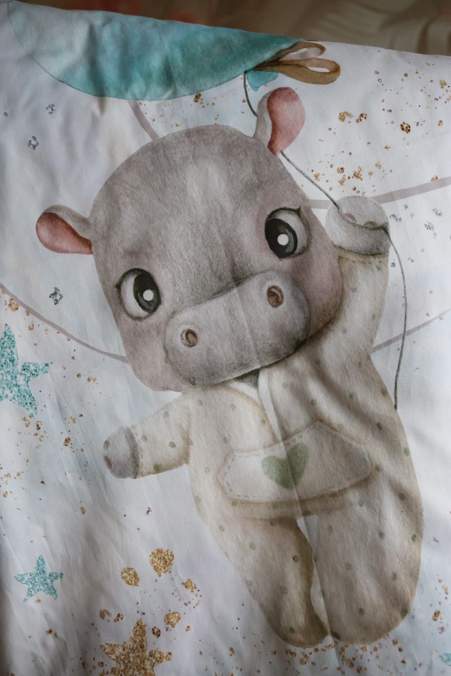 Комплект 17 предметов премиум "бегемотики"