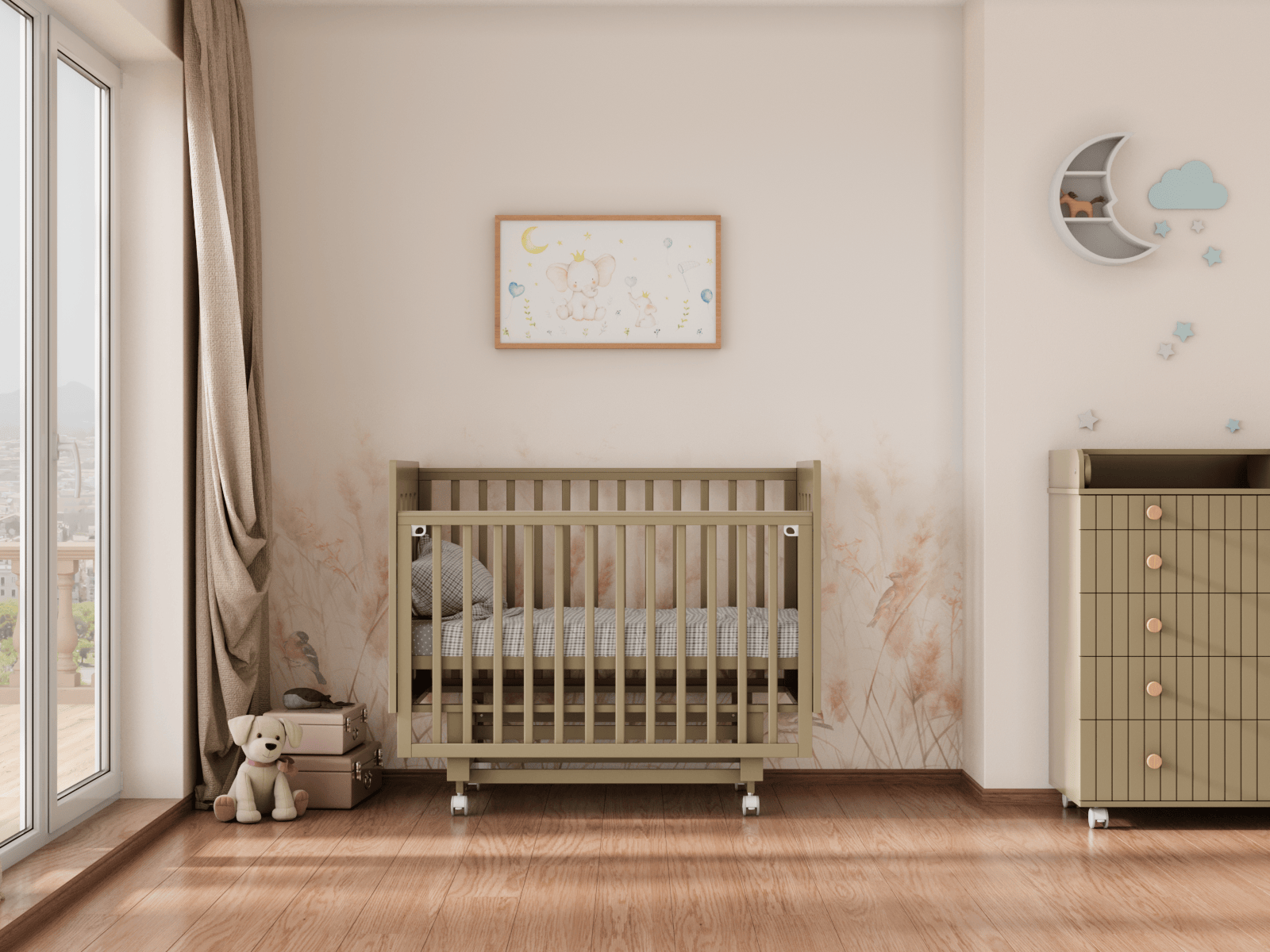 Кровать Incanto Charm продольный маятник цвет кашемир