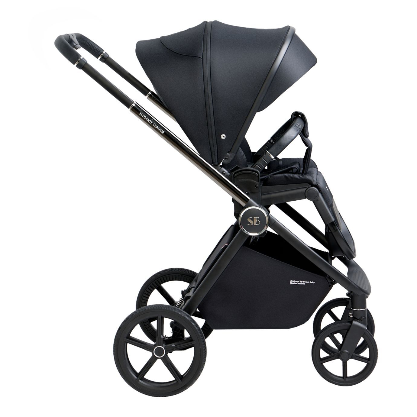 Прогулочная коляска Elegante Chrome Black