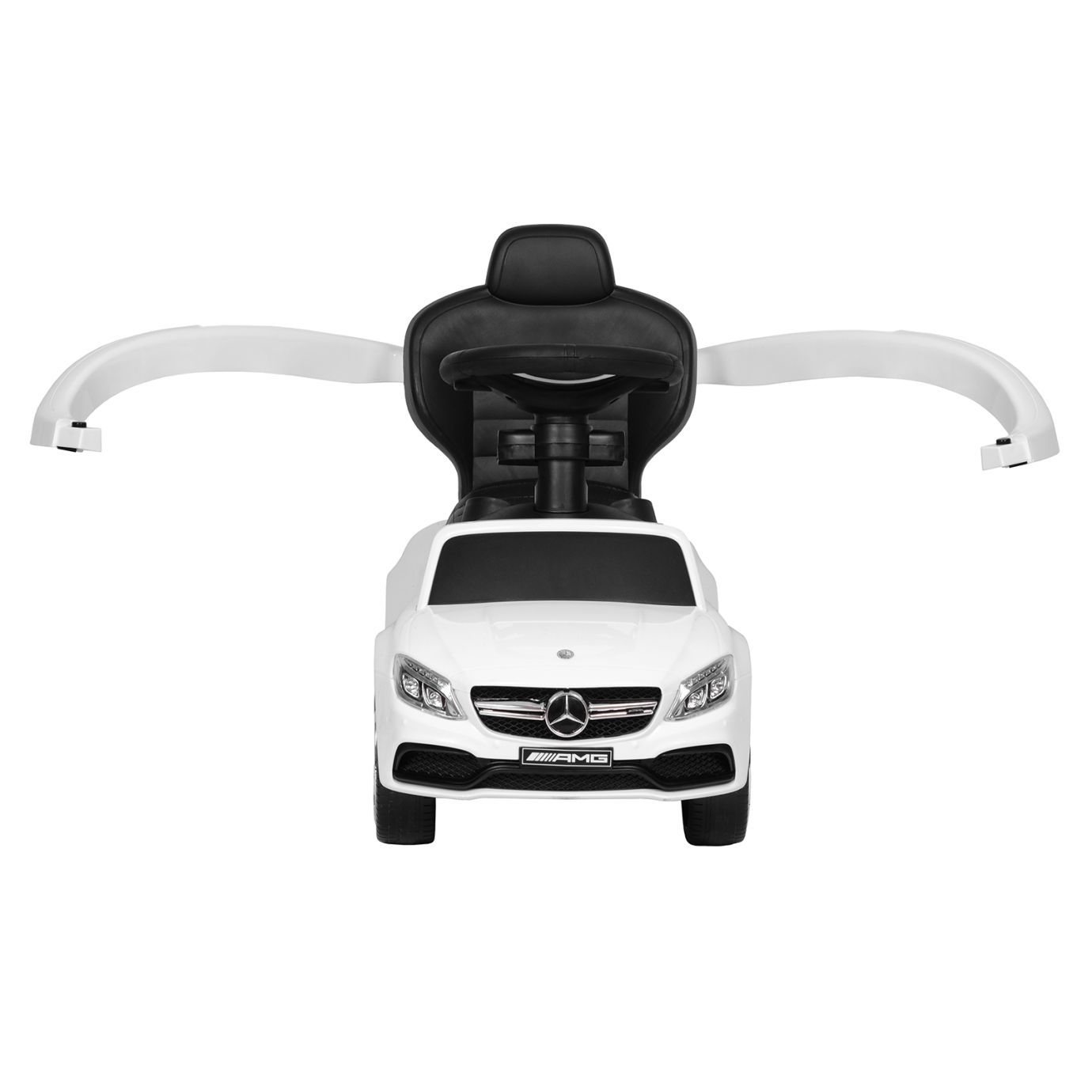 Каталка Mercedes-Benz AMG C63 с ручкой White