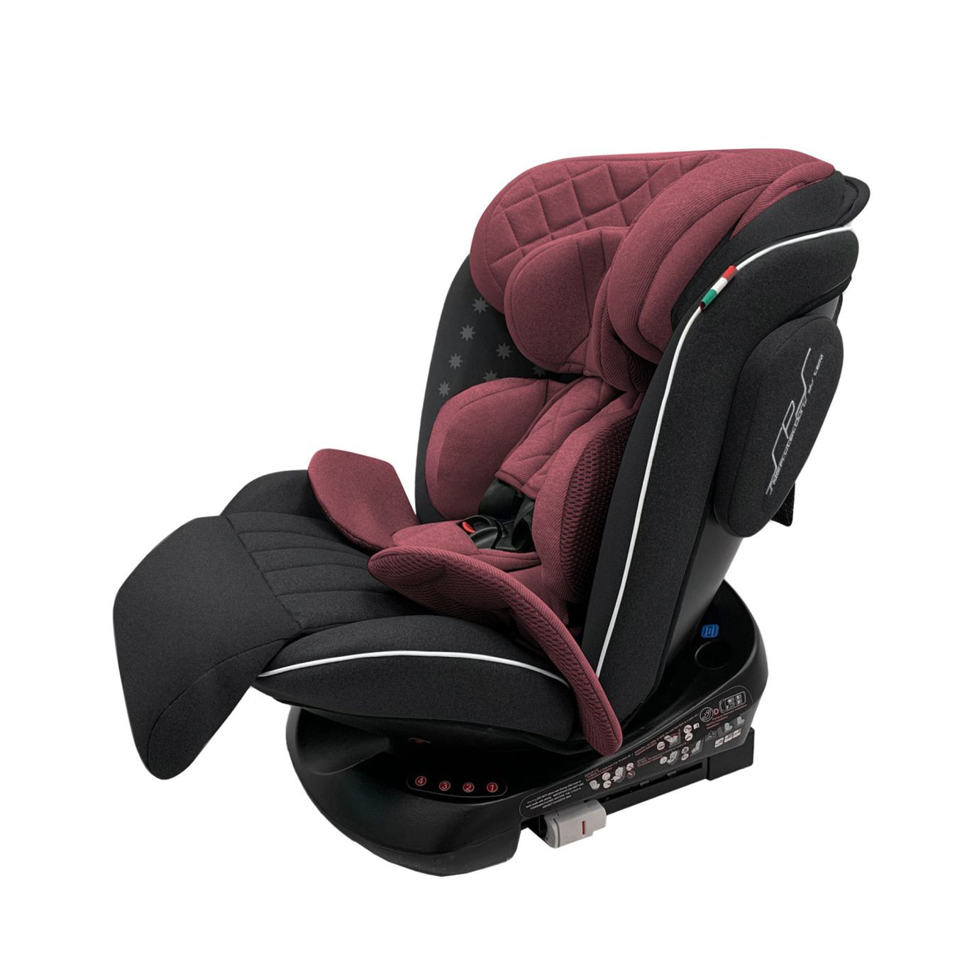 Автокресло группа 0123 (0-36) Fortuna 360 SPS Isofix Wine/Black