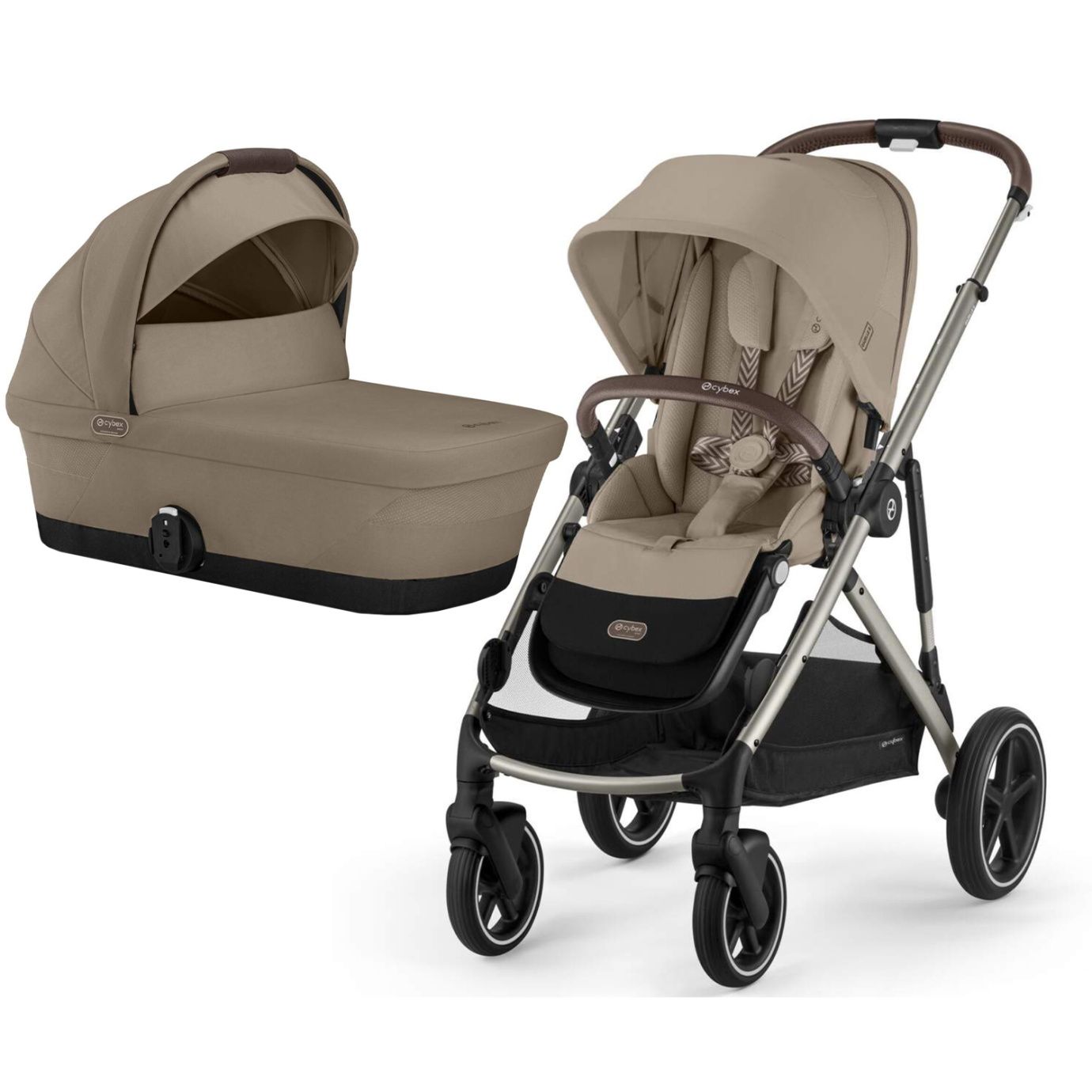 Коляска для погодок Cybex Gazelle S BLK 2024