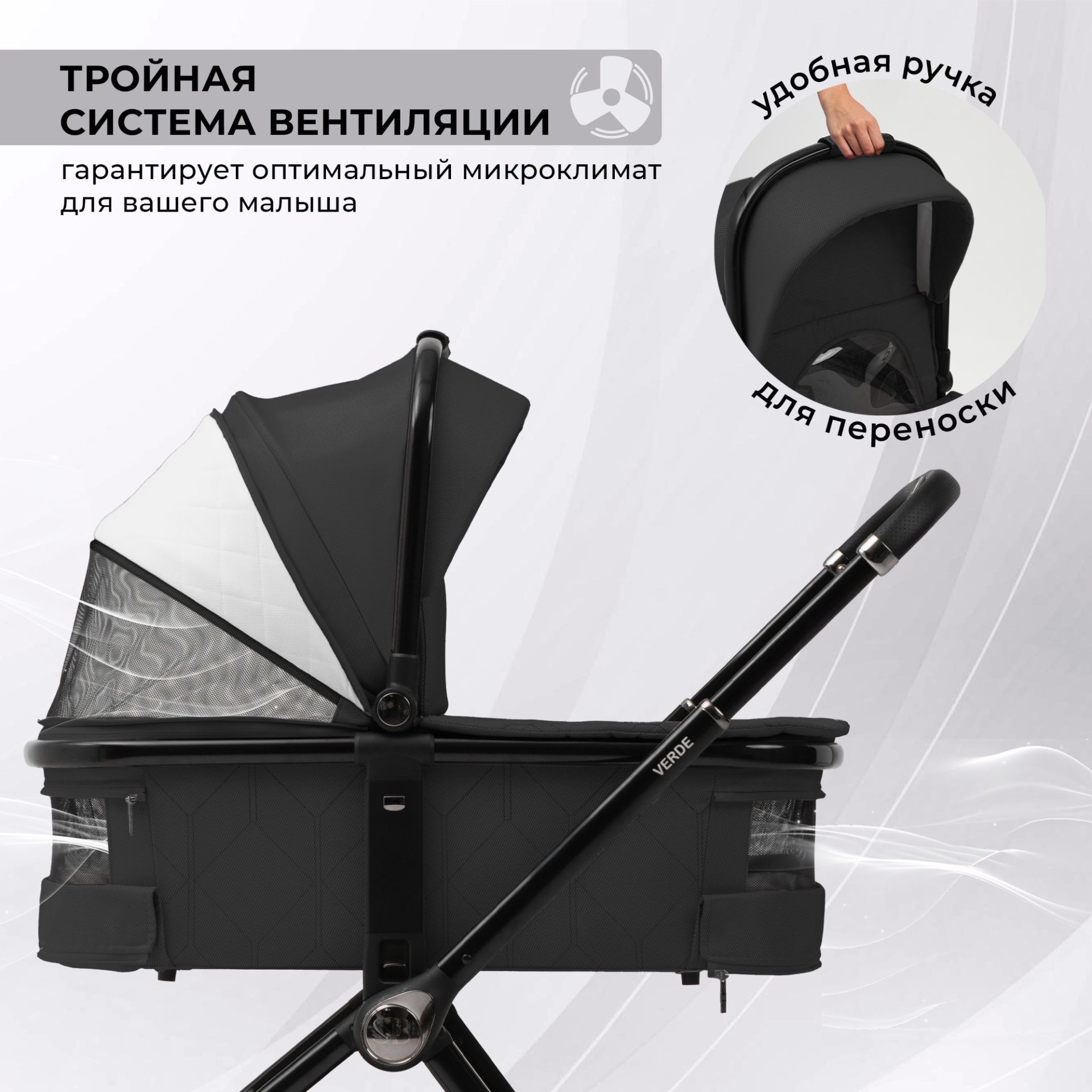 Коляска Sweet Baby Verde Black