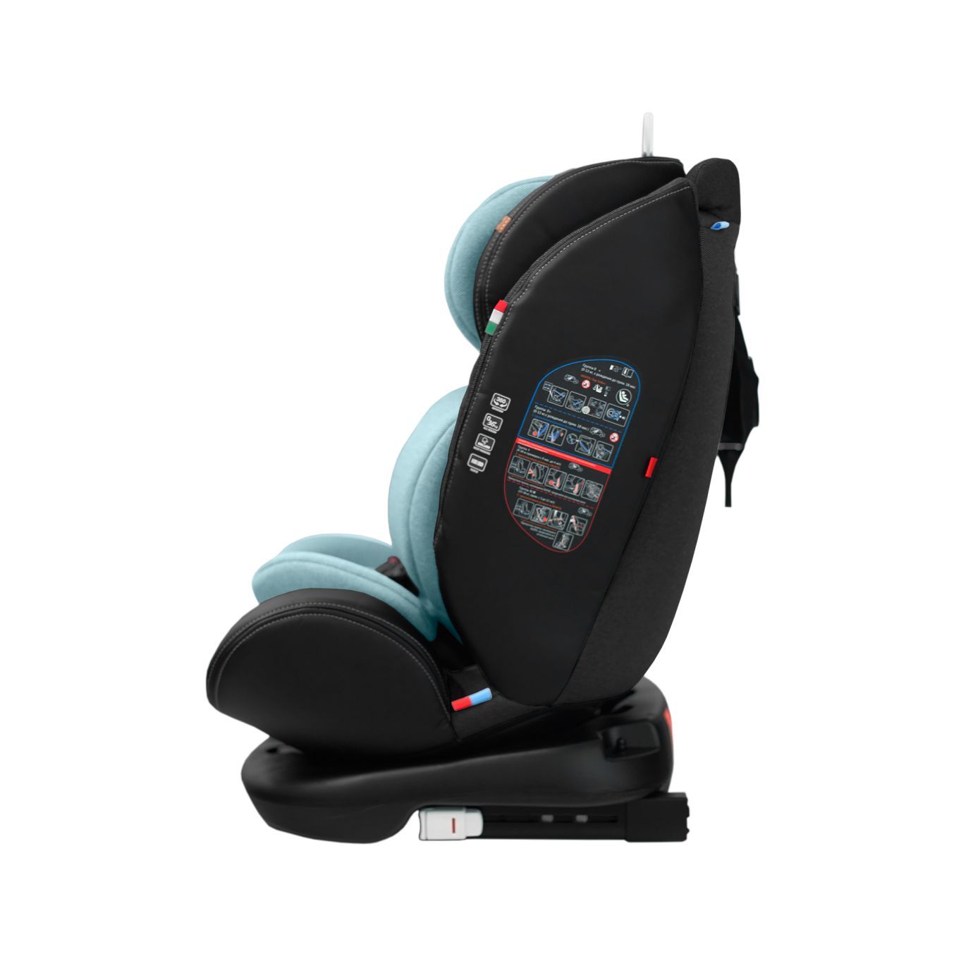Автокресло поворотное группа 0123 (0-36) Ranger 360 Isofix Black/Blue