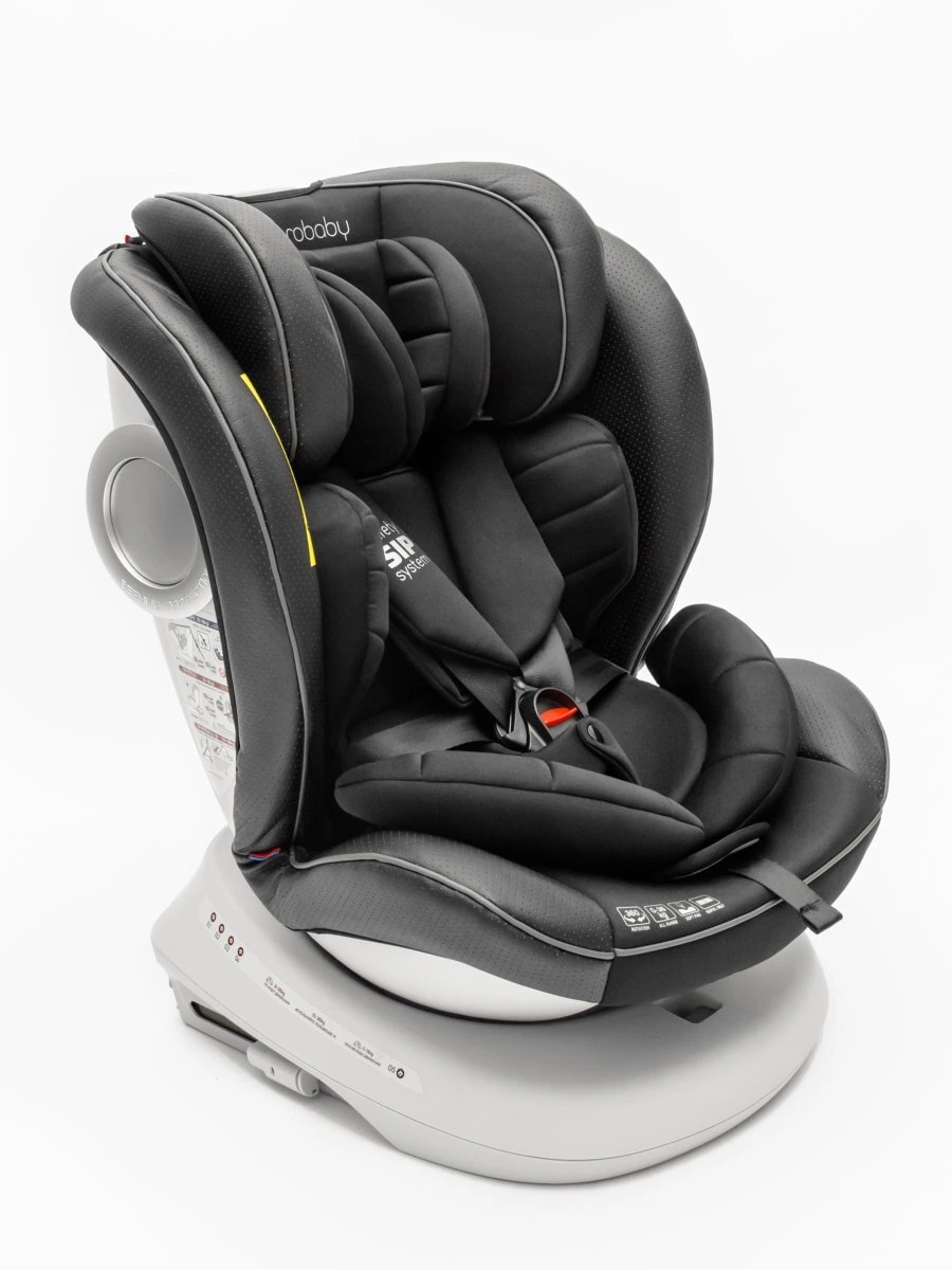 Автокресло детское CHAMPION, Isofix класс D, группа 0+/1/2/3 черный
