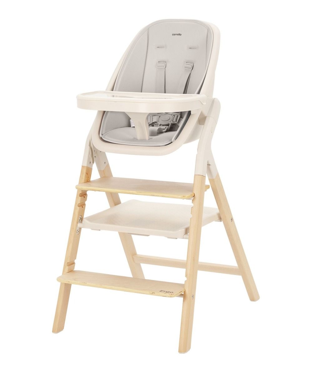 Стульчик для кормления Carrello Ergo, Linen Beige (Бежевый)