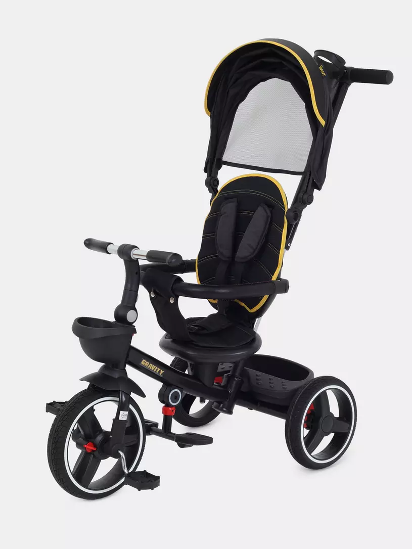 Детский трехколесный велосипед Rant Gravity graphite