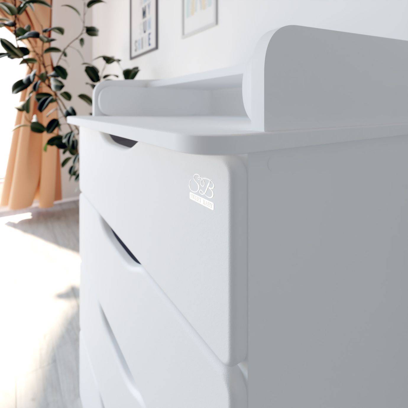 Комод Bravo Белый аляска