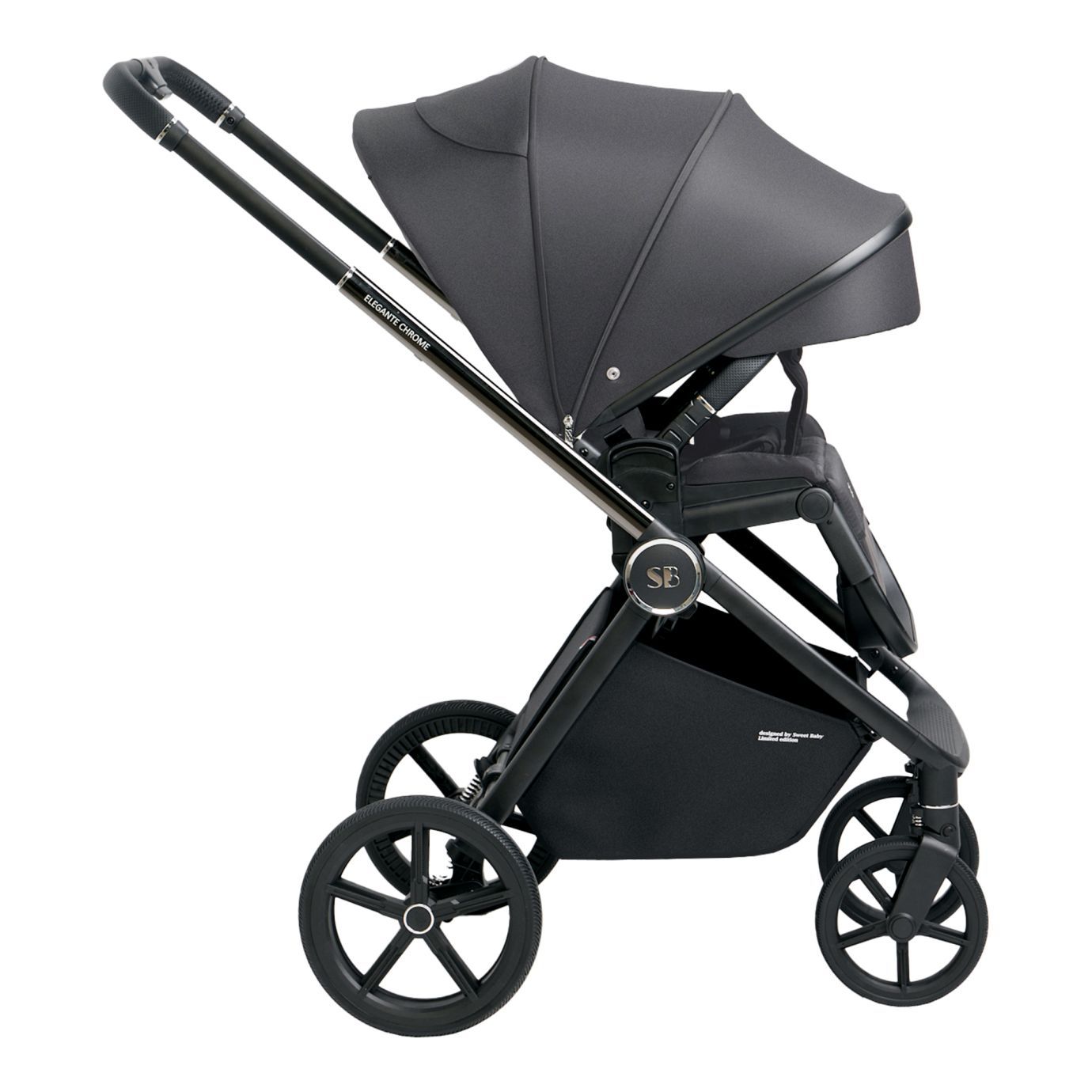 Прогулочная коляска Elegante Chrome Grey