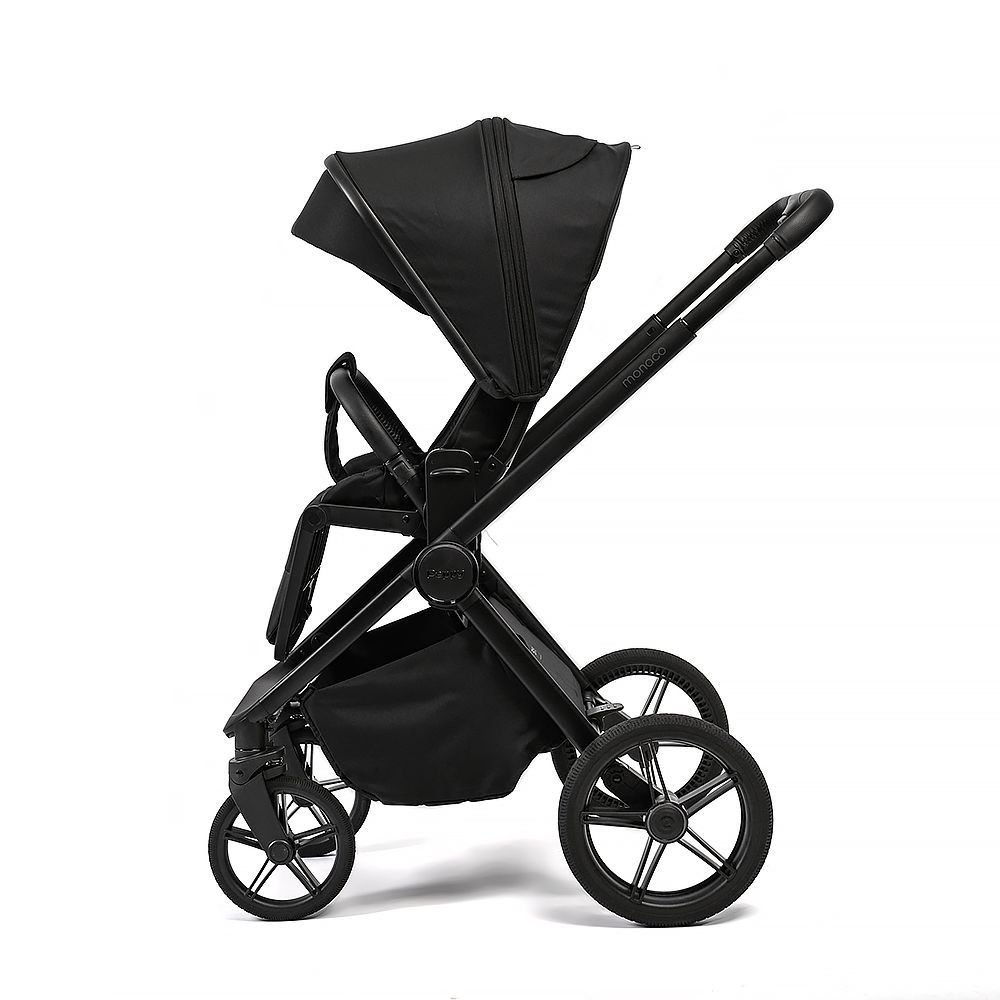 Коляска 2в1 Peppy Monaco Plus Black (рама черная)