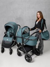Коляска детская 2 в 1 Amarobaby Motus, бирюзовый