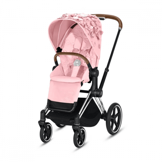 Детская коляска Cybex PRIAM III FE Simply Flowers Pink 2 в 1
