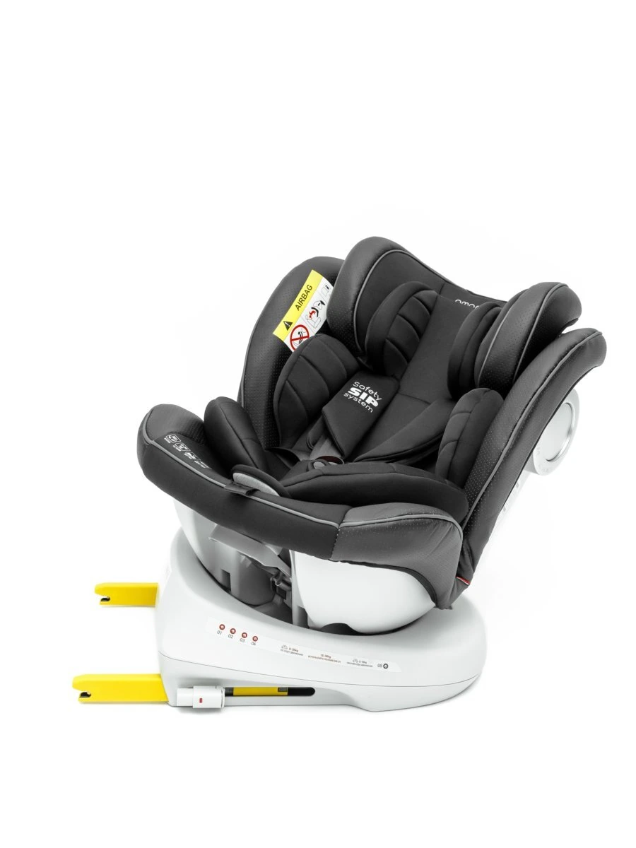 Автокресло детское CHAMPION, Isofix класс D, группа 0+/1/2/3 черный