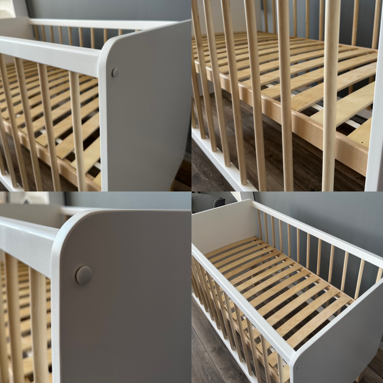 Кроватка Лея белая