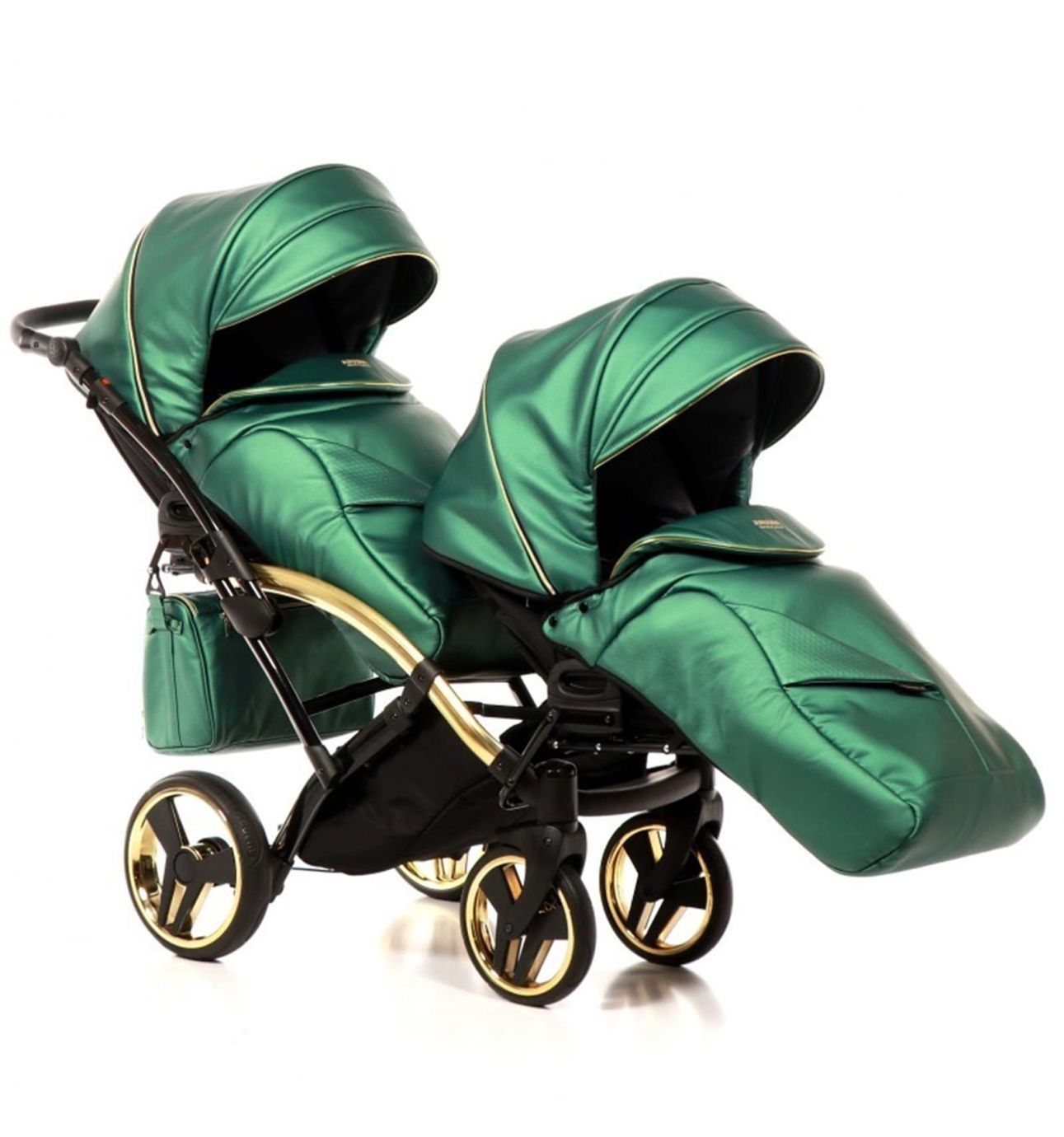 Коляска для двойни Junama Diamond Fluo line Duo Slim