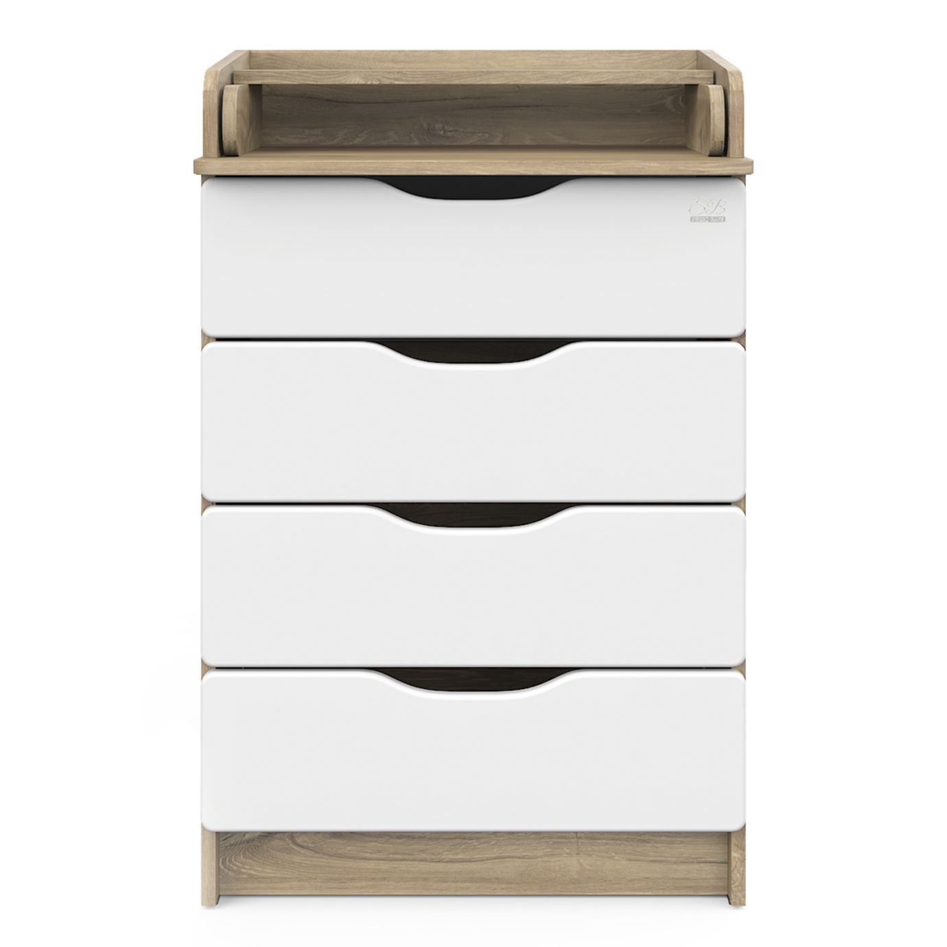 Комод Bravo Дуб канзас/Белый