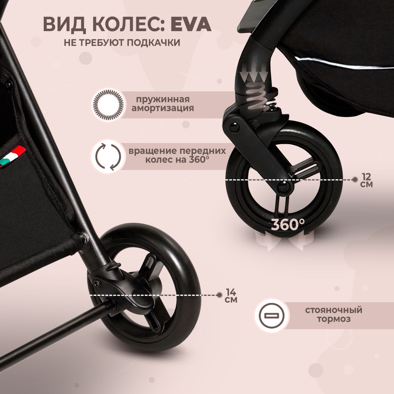 Прогулочная коляска Sweet Baby Bella Grey