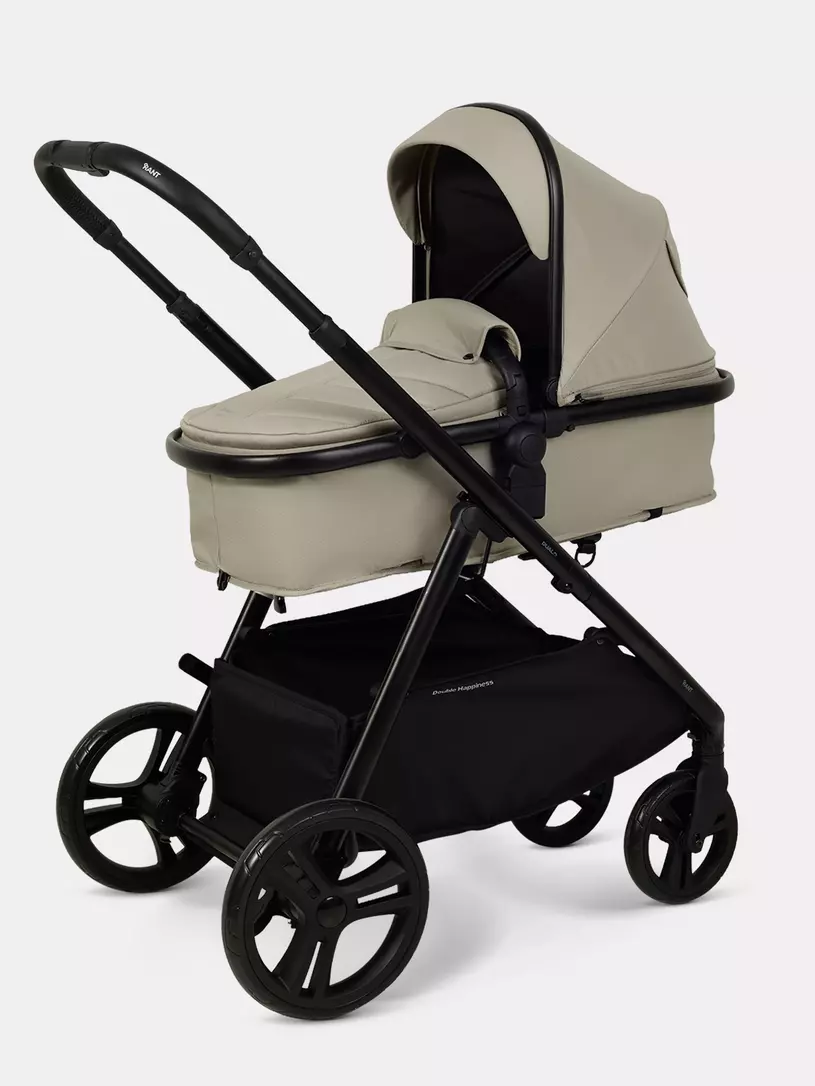 Коляска-трансформер для двойни и погодок Rant Dualo BEIGE