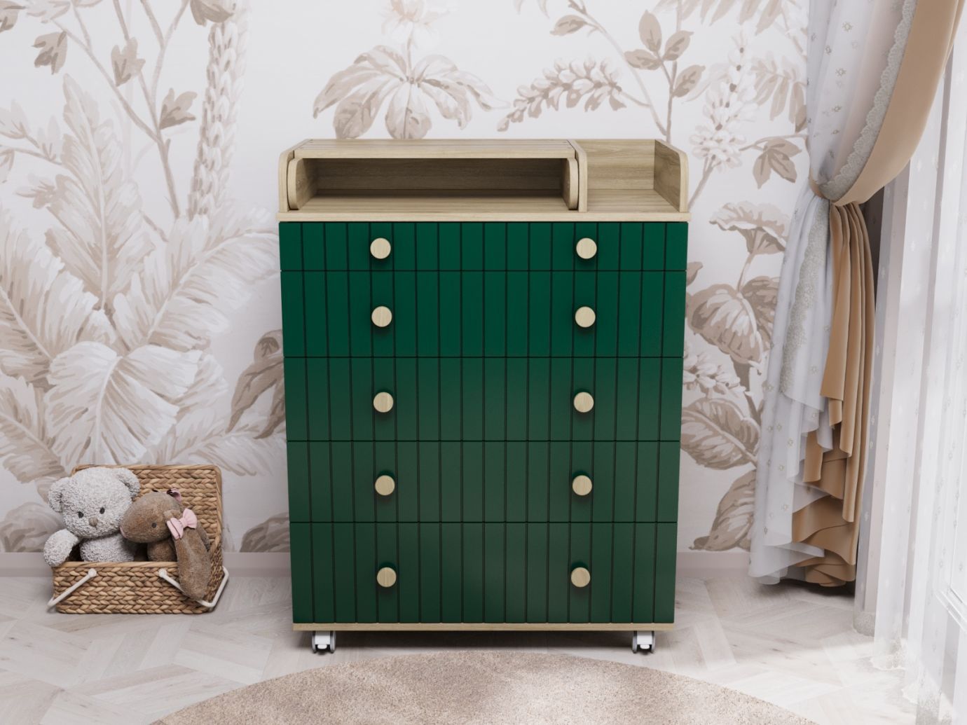 Детский пеленальный комод CHARM 800/5