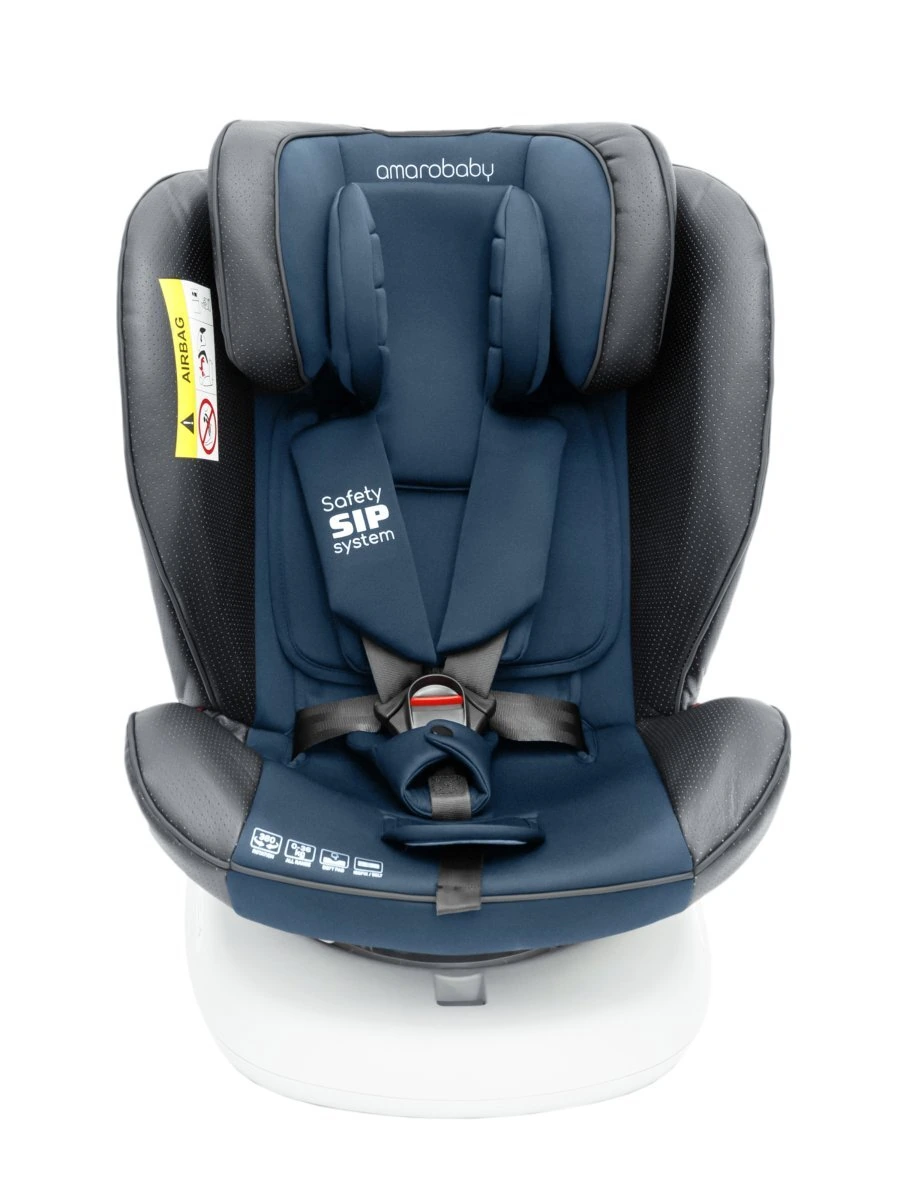 Автокресло детское CHAMPION, Isofix класс D, группа 0+/1/2/3 синий