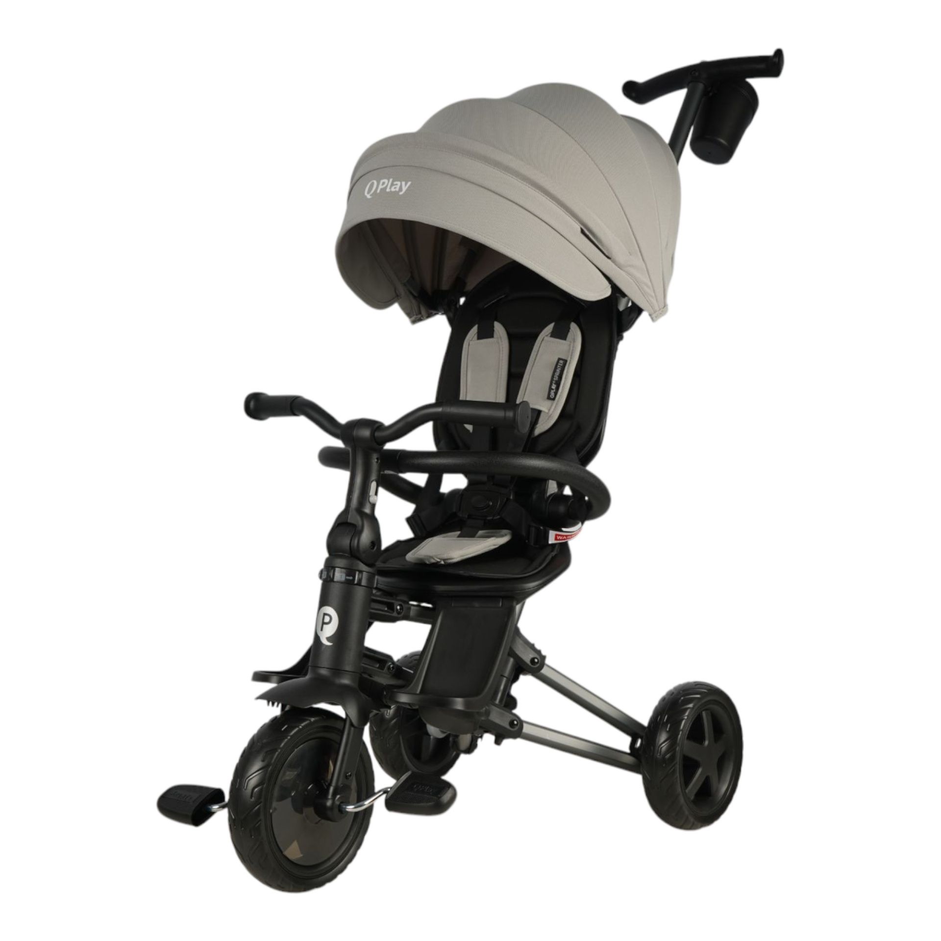Велосипед трехколесный Qplay S700-16 Sprinter Grey (EVA/Graphite)