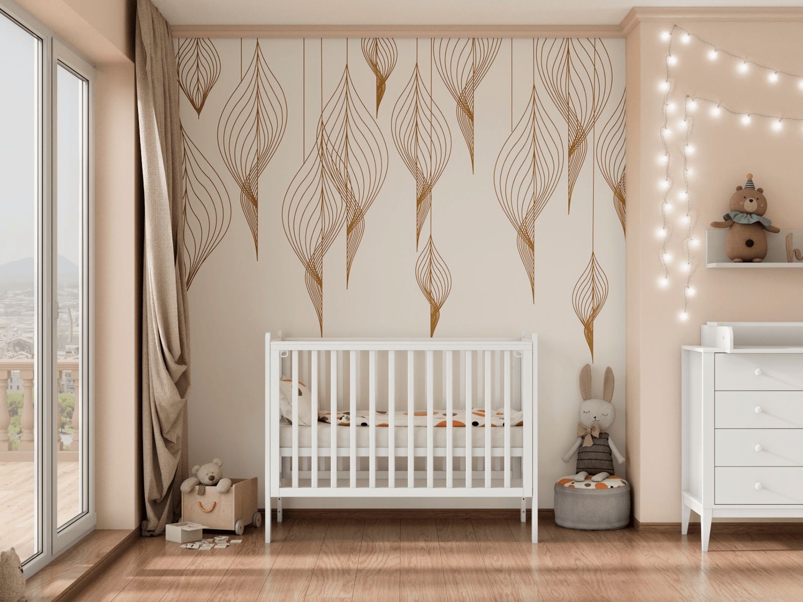 Кроватка Lunna Lika белый