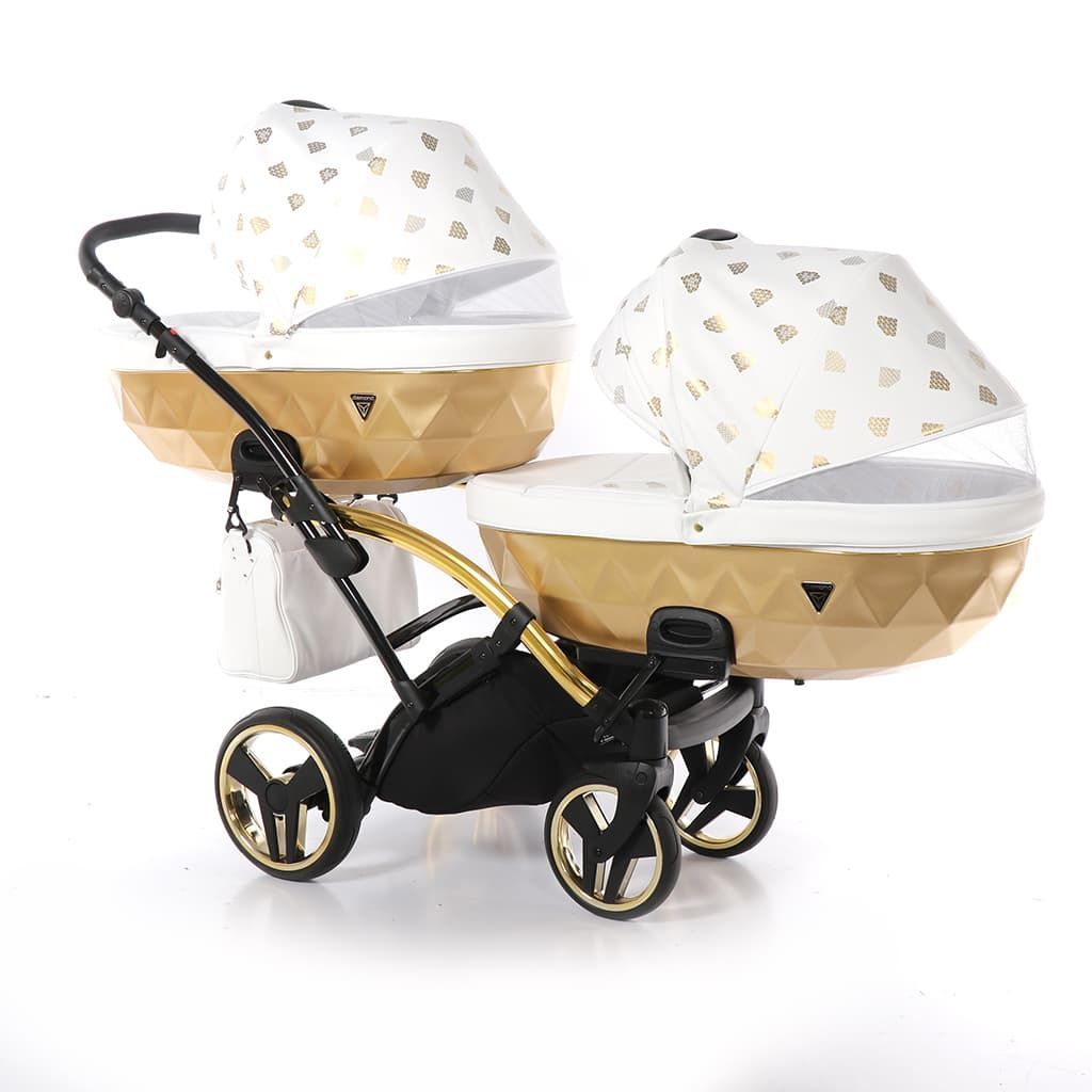 Коляска для двойни Junama Diamond Glow Duo Slim