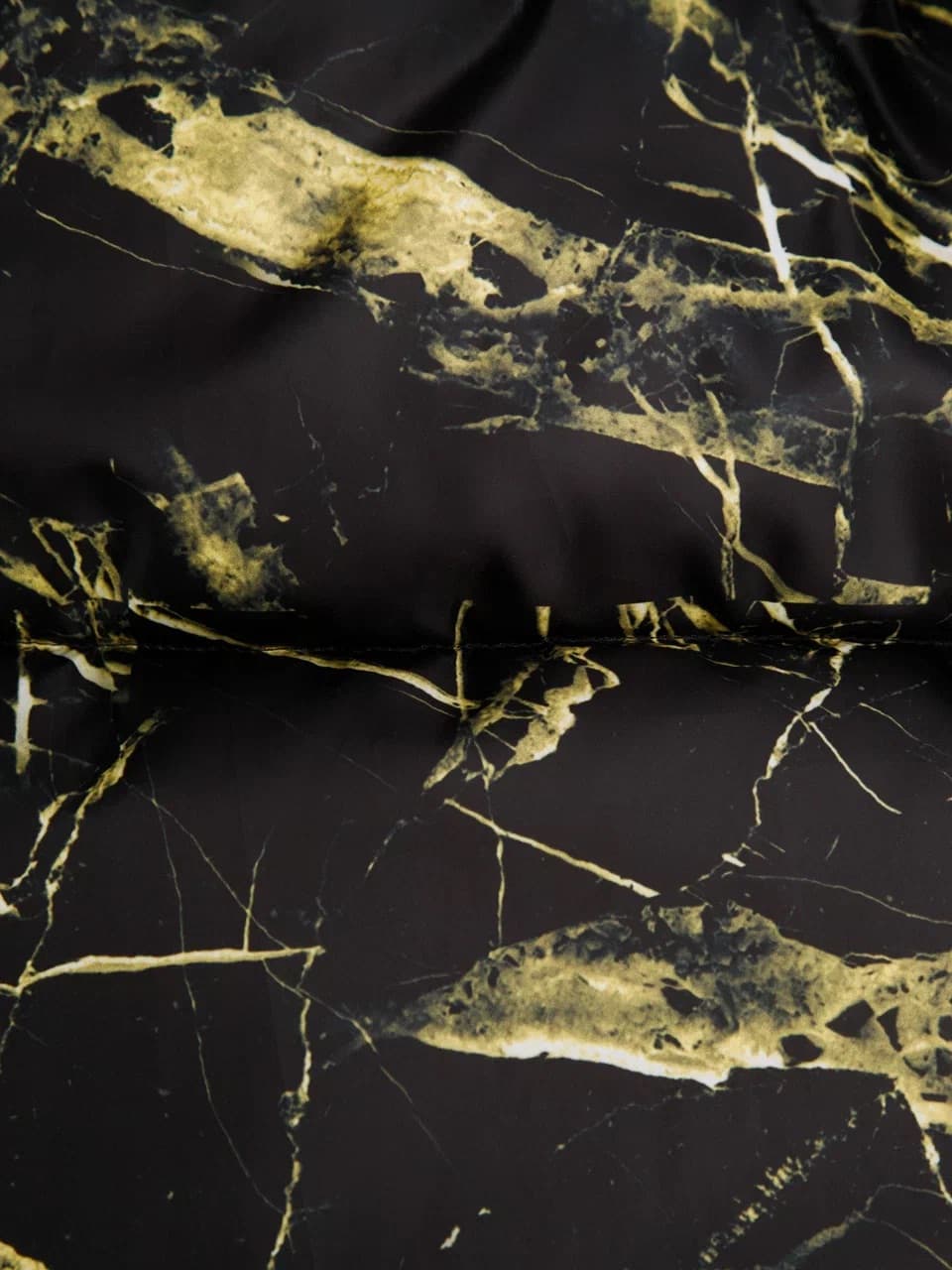 Конверт зимний меховой черный мрамор