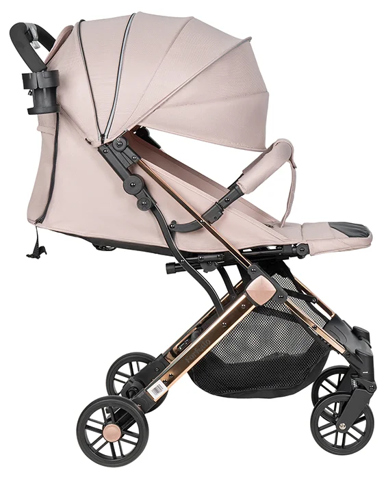 Коляска прогулочная детская Farfello Comfy Go Comfort Chrome бежевый новый