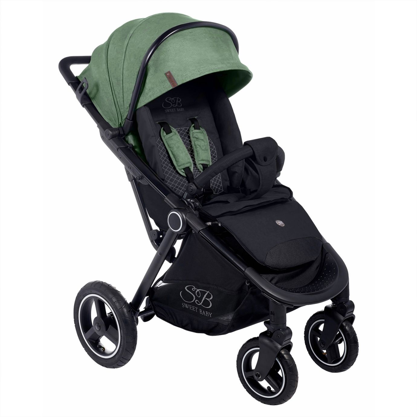 Прогулочная коляска Suburban Compatto Green (Air)