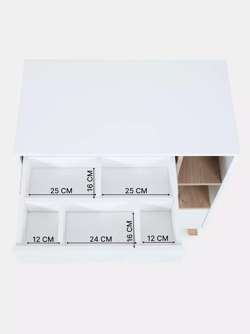 Комод Rant Lago Pro 800/4 CLOUD WHITE