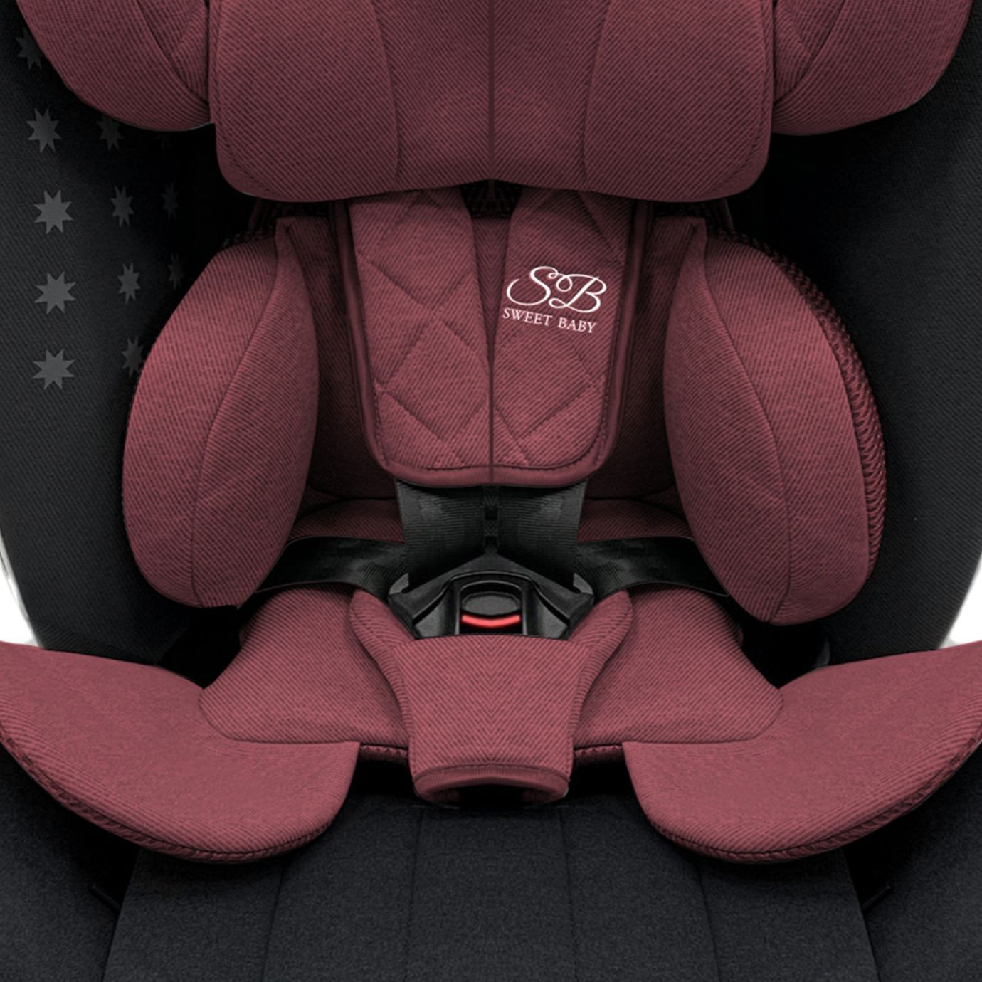 Автокресло группа 0123 (0-36) Fortuna 360 SPS Isofix Wine/Black