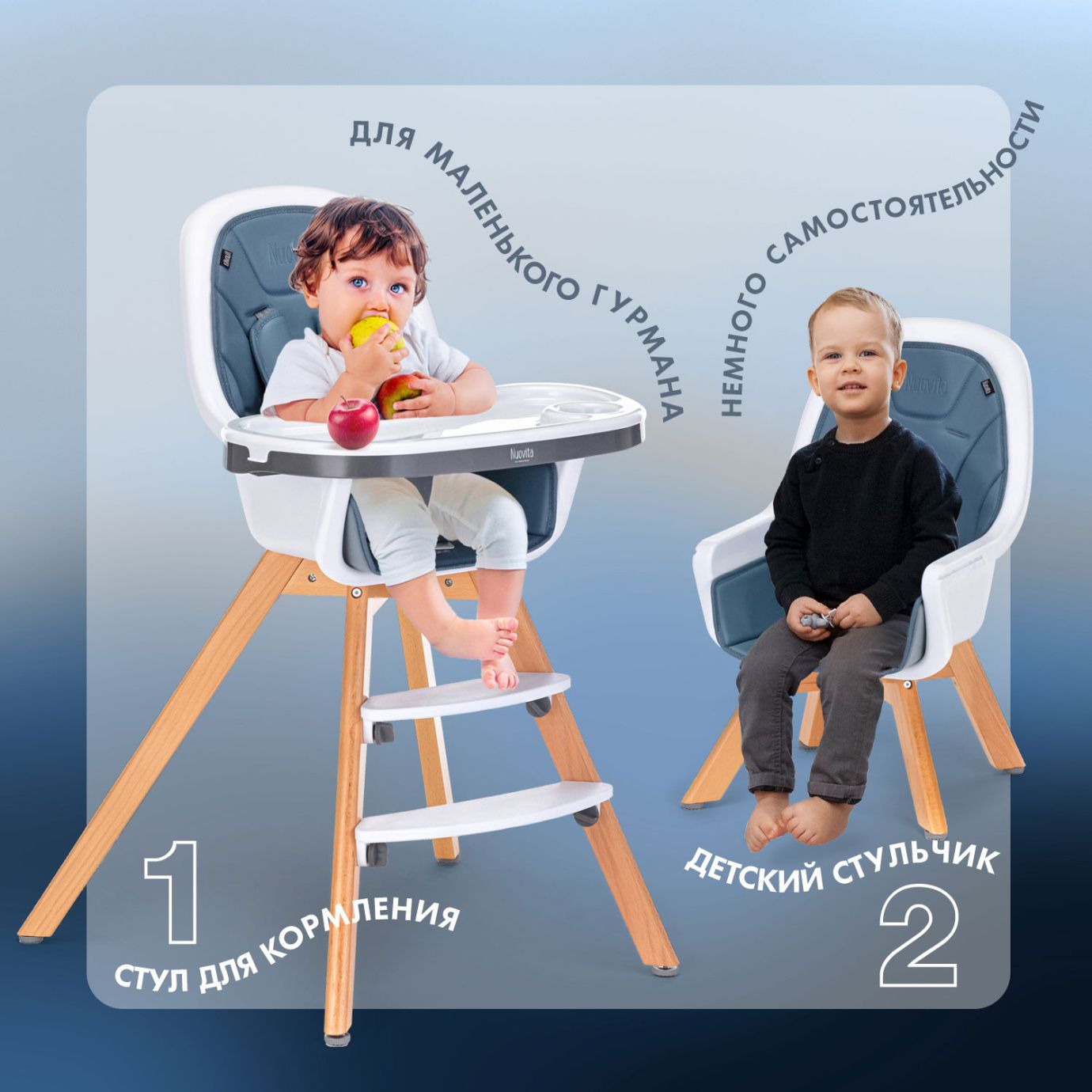 Стульчик для кормления NUOVITA GOURMET